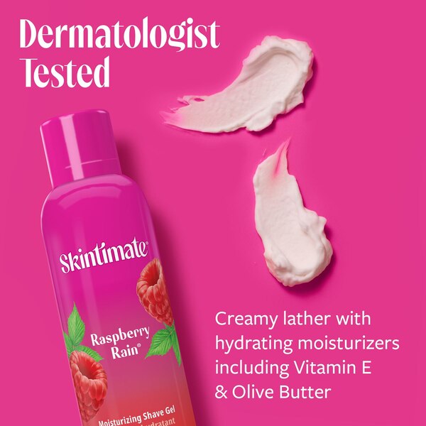 Skintimate Moisturizing Shave Gel, Raspberry Rain, 7 OZ