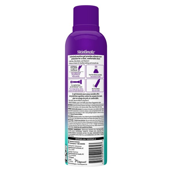 Skintimate Skin Therapy - Gel para afeitar para piel sensible, 7 oz