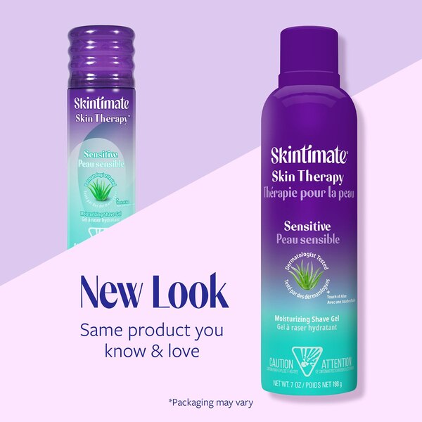 Skintimate Skin Therapy - Gel para afeitar para piel sensible, 7 oz
