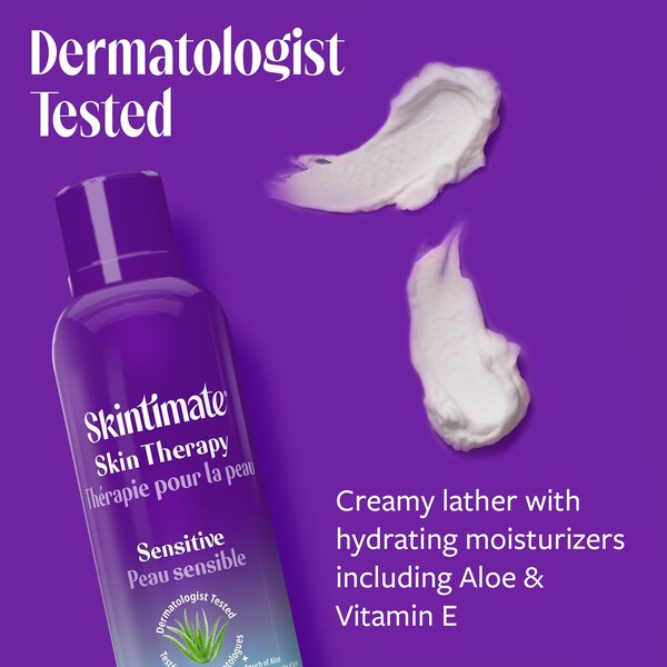 Skintimate Skin Therapy - Gel para afeitar para piel sensible, 7 oz