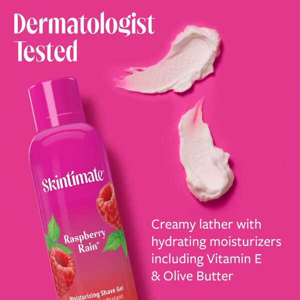Skintimate Moisturizing Shave Gel, Raspberry Rain, 7 OZ, 2 CT