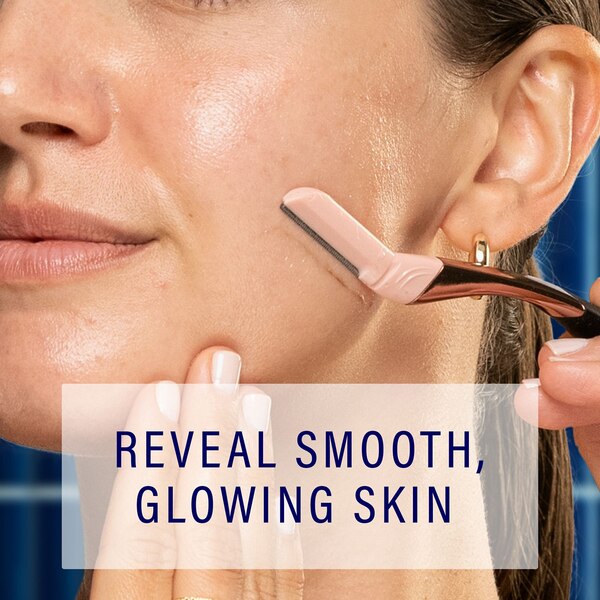 Schick Hydro Silk Dermaplaning Wand + 6 Razor Blade Refills