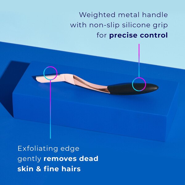Schick Hydro Silk Dermaplaning Wand + 6 Razor Blade Refills