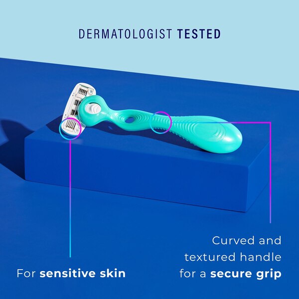 Schick Hydro Silk Sensitive Care 5-Blade Razor Blade Refills, 4 CT
