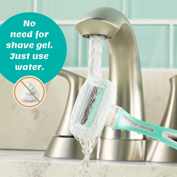 Schick Intuition Sensitive Care 4-Blade Razors, 3 CT