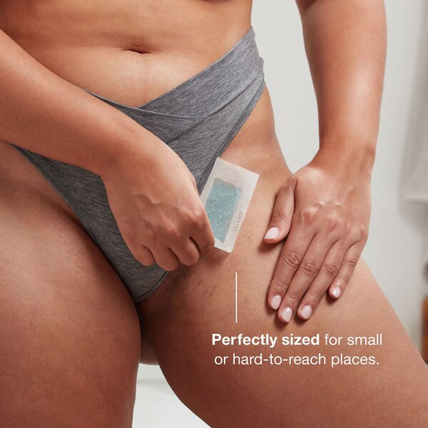 Schick Hydro Silk Ready-to-Use Targeted Waxing Strips Kit for Face & Pubic, 40 CT