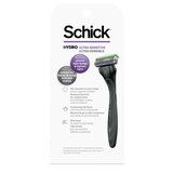 Schick Hydro Sensitive Slim Head 3-Blade Razor + 4 Razor Blade Refills, thumbnail image