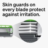 Schick Hydro Sensitive Slim Head 3-Blade Razor + 4 Razor Blade Refills, thumbnail image