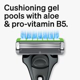 Schick Hydro Sensitive Slim Head 3-Blade Razor + 4 Razor Blade Refills, thumbnail image