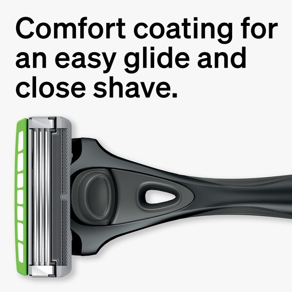 Schick Hydro Sensitive Slim Head 3-Blade Razor + 4 Razor Blade Refills