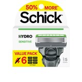 Schick Hydro Sensitive Men's 5-Blade Razor Blade Refills, thumbnail image