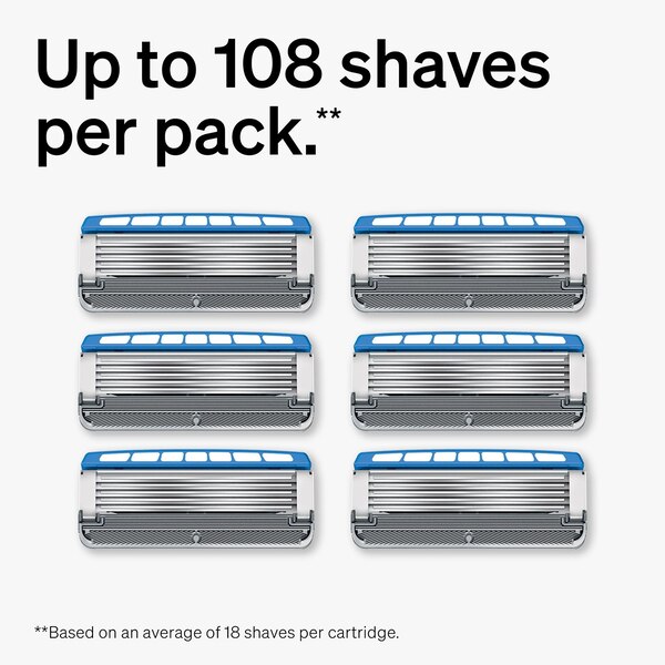 Schick Hydro Dry Skin 5-Blade Razor Blade Refills