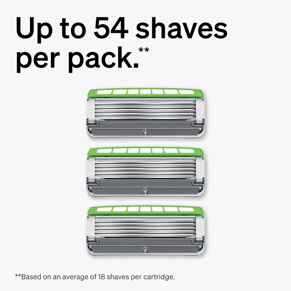 Schick Hydro Sensitive 5-Blade Razor + 3 Razor Blade Refills