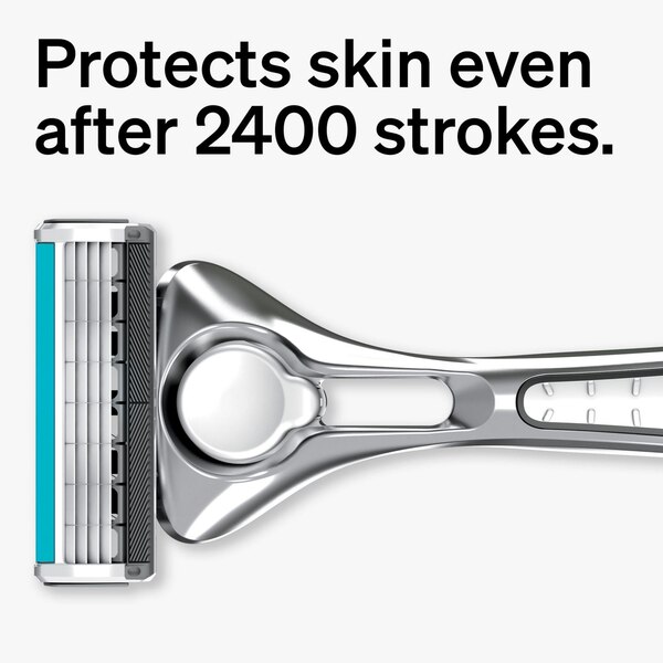 Schick Quattro Titanium 4-Blade Razor + 4 Razor Blade Refills