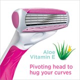 Schick Quattro 4-Blade Razor + 5 Razor Blade Refills, thumbnail image