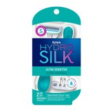 Schick Hydro Silk Sensitive 5-Blade Disposable Razors, 2 PK, thumbnail image