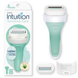 Schick Intuition Sensitive Care Organic Aloe Razor + 2 Razor Blade Refills, thumbnail image