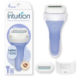 Schick Intuition Pure Nourishment 4-Blade Razor + 2 Razor Blade Refills, thumbnail image