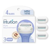 Schick Intuition Pure Nourishment 4-Blade Razor Blade Refills, 3 CT, thumbnail image