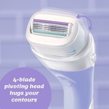 Schick Intuition Pure Nourishment 4-Blade Razor Blade Refills, 3 CT, thumbnail image 4 of 13