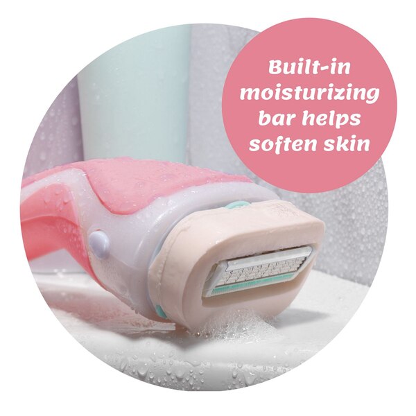 Schick Intuition Island Berry 4-Blade Razor + 2 Razor Blade Refills