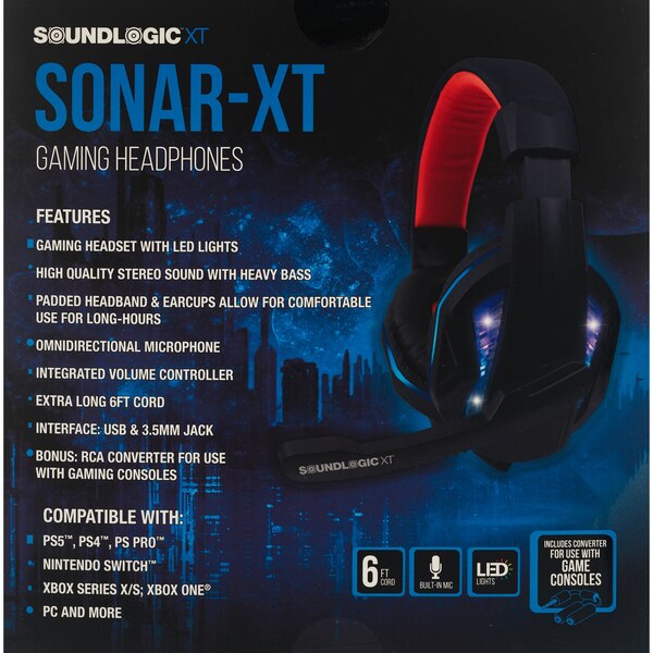 SoundLogic XT Sonar-XT Gaming Headphones