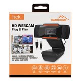 Itek 720P HD Plug and Play Webcam, thumbnail image