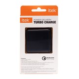 Itek PD 38 Watt Wall Charger, Black, thumbnail image