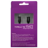PowerXcel Type C to Type C Ultra Durable Charge and Sync Cable, thumbnail image