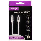 PowerXcel Type C to Type C Ultra Durable Charge and Sync Cable, thumbnail image