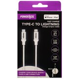 PowerXcel Type C to Lightning Ultra Durable Charge and Sync Cable, thumbnail image