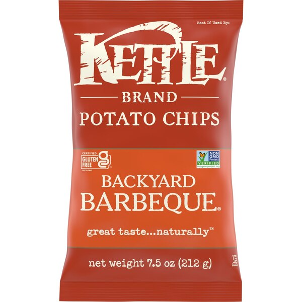 Kettle, Backyard BBQ Chips, 7.5 oz