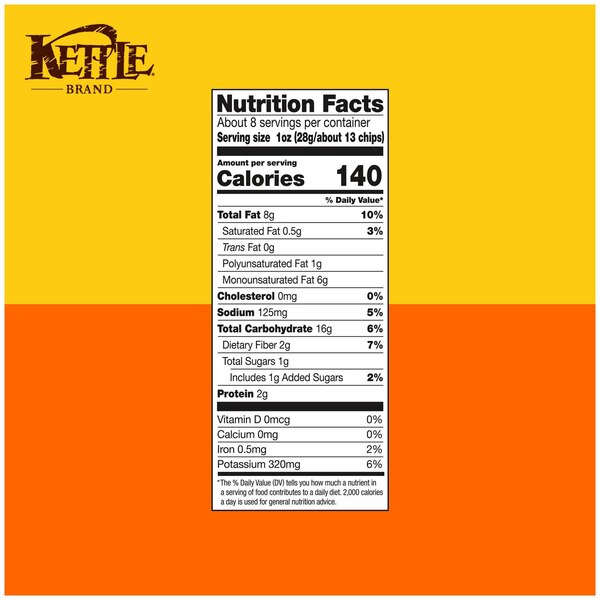 Kettle, Backyard BBQ Chips, 7.5 oz