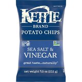 Kettle Brand Sea Salt and Vinegar Kettle Potato Chips, 7.5 oz, thumbnail image