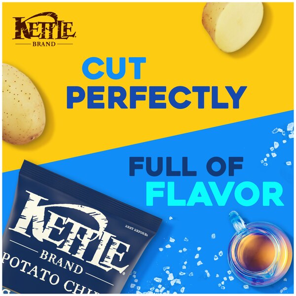 Kettle Brand Sea Salt and Vinegar Kettle Potato Chips, 7.5 oz