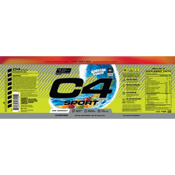 C4 Sport Hawaiian Punch® Fruit Juicy Red 