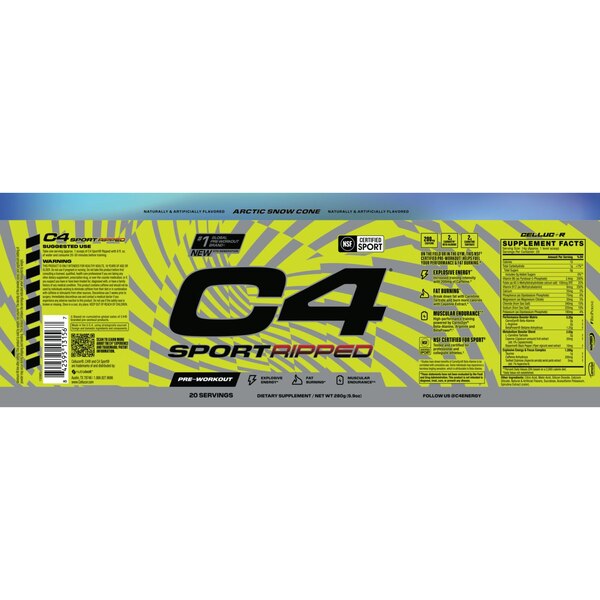 Cellucor C4 Sport Ripped Arctic Snow Cone