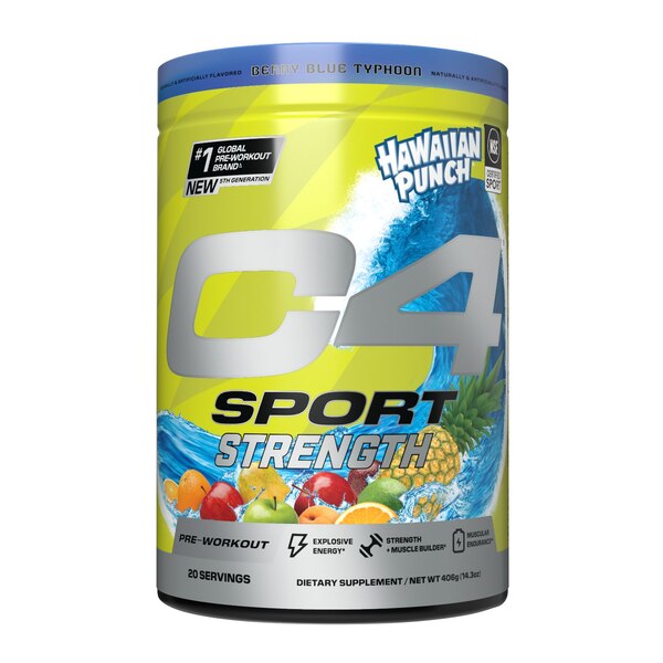 Cellucor C4 Sport Strength Hawaiian Punch® Berry Blue Typhoon 