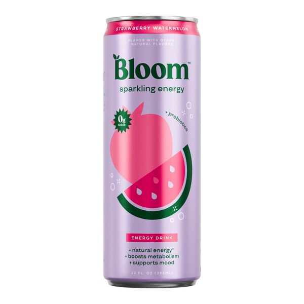 Bloom Energy, Strawberry Watermelon, 12 oz