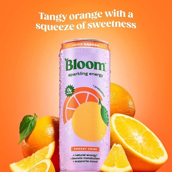 Bloom Energy, Juicy Orange, 12 oz