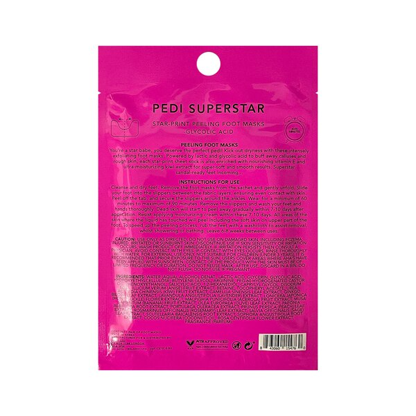 Holler and Glow Pedi Superstar Peeling Foot Mask