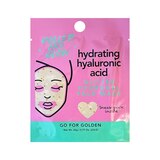 Holler and Glow Go for Golden Hydrating Hyaluronic Acid Glitter Hydrogel Face Mask, thumbnail image
