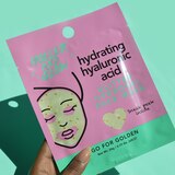 Holler and Glow Go for Golden Hydrating Hyaluronic Acid Glitter Hydrogel Face Mask, thumbnail image