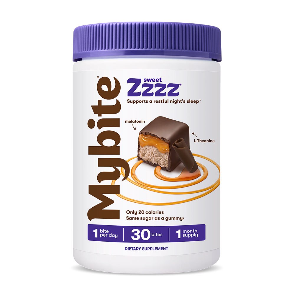 Mybite Sweet Zzzz Sleep Dark Chocolatey Bites - Bocaditos de chocolate negro, 30 u.
