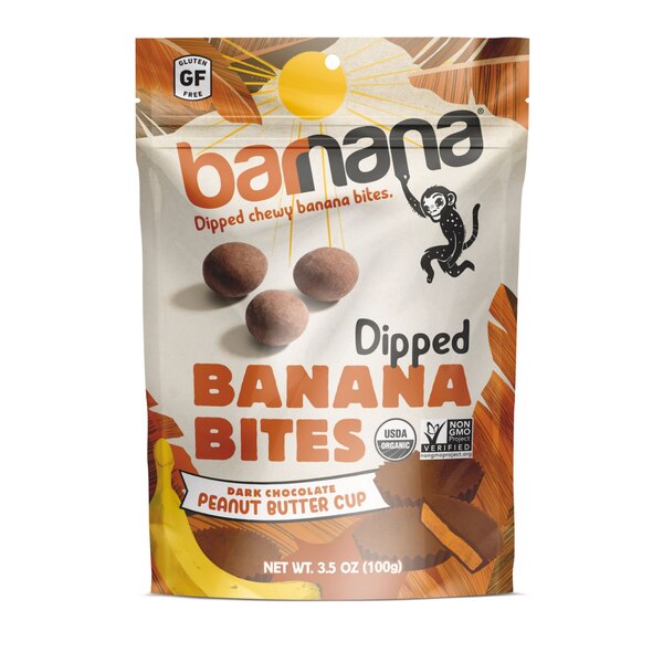 Barnana Organic Peanut Butter Cup Banana Bites, 3.5 oz