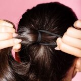 Gimme Beauty X-Fine Hair Elastics, Black, 20 CT, thumbnail image