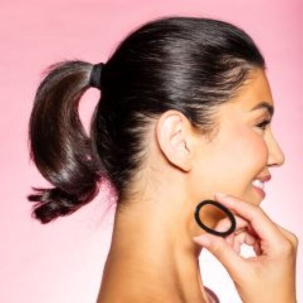 Gimme Beauty X-Fine Hair Elastics, Black, 20 CT