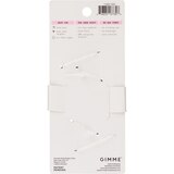 Gimme Beauty Fine Hair Rectangular Claw Clips, Black and Blonde, 2ct, thumbnail image