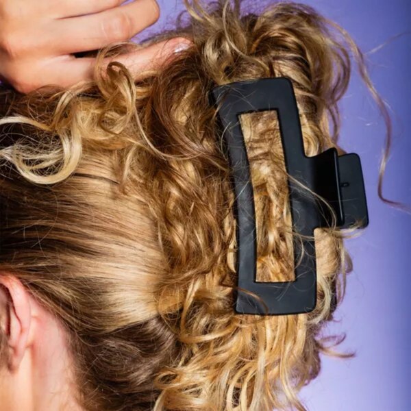Gimme Beauty Thick Rectangle XL Claw Clip, Black