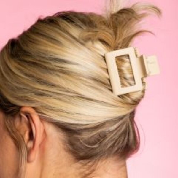 Gimme Beauty Fine Hair Extra Grip Hair Clips, Black & Tan, 2 CT
